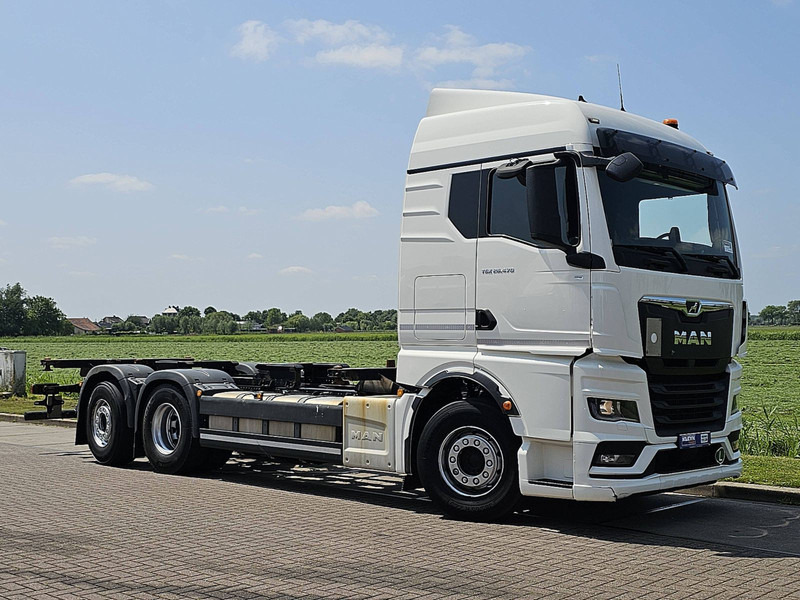 MAN 26.470 TGX TG3 6X2-4 STEERAXLE - Camión portacontenedore/ Intercambiable: foto 5 MAN 26.470 TGX TG3 6X2-4 STEERAXLE - Camión portacontenedore/ Intercambiable: foto 5