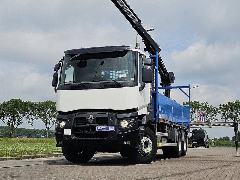 Renault K 430 HIAB 188ES4 - Camión caja abierta, Camión grúa: foto 1 Renault K 430 HIAB 188ES4 - Camión caja abierta, Camión grúa: foto 1