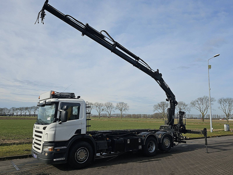 Scania P340 6X2 HIAB 145 MANUAL - Camión con equipo de cable, Camión grúa: foto 2 Scania P340 6X2 HIAB 145 MANUAL - Camión con equipo de cable, Camión grúa: foto 2