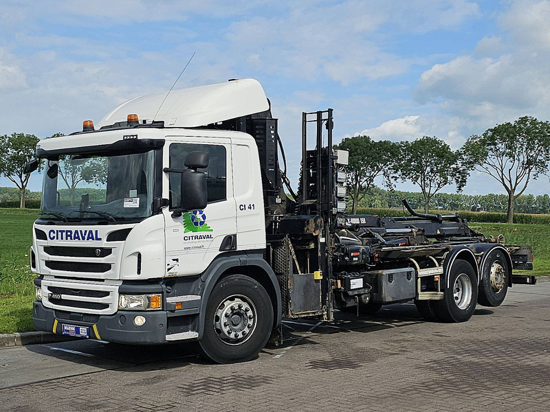 Scania P410 Multilift,crane S - Camión multibasculante, Camión grúa: foto 2 Scania P410 Multilift,crane S - Camión multibasculante, Camión grúa: foto 2