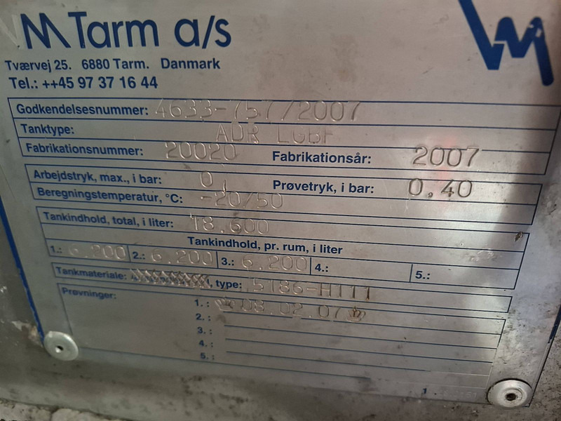Camión cisterna Scania R480 6X4 WATER 18600 LTR: foto 17
