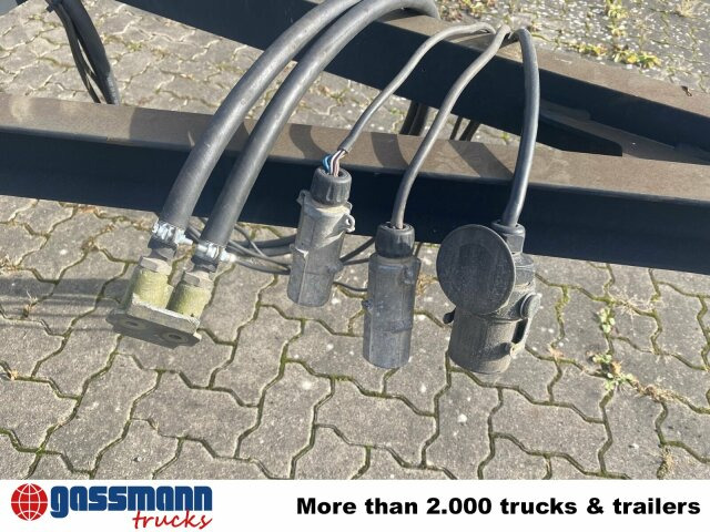 Remolque multilift/ Portacontenedores de cadenas Hüffermann HSA 18.70 Schlittenabroller: foto 7