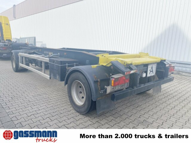 Remolque multilift/ Portacontenedores de cadenas Hüffermann HSA 18.70 Schlittenabroller: foto 12