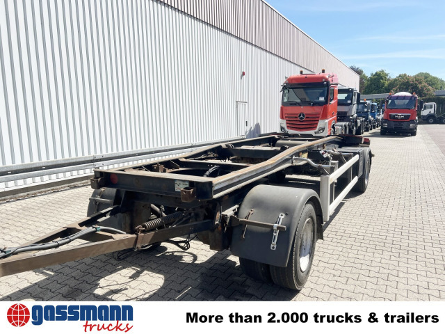 Remolque multilift/ Portacontenedores de cadenas Hüffermann HUEFFERMANN HSA 18.65 Schlittenabroller: foto 6