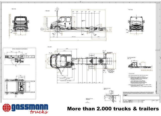 Iveco Daily 72C18H/P DK 4x2, Nebenantrieb - Camión chasis: foto 5 Iveco Daily 72C18H/P DK 4x2, Nebenantrieb - Camión chasis: foto 5