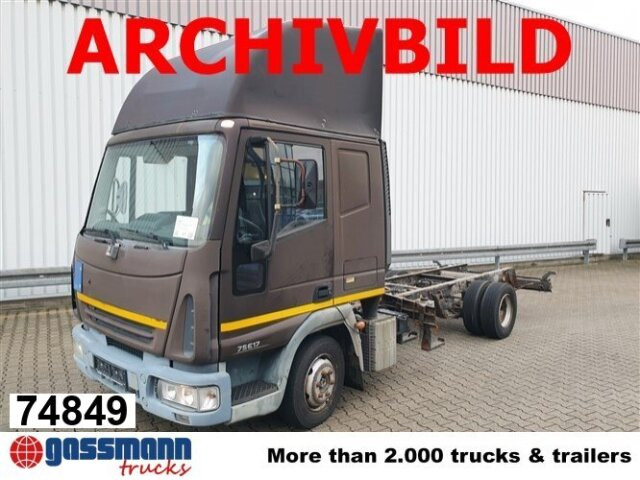 Iveco EuroCargo 75 E 17/4x2, 6x VORHANDEN! - Camión caja cerrada: foto 1 Iveco EuroCargo 75 E 17/4x2, 6x VORHANDEN! - Camión caja cerrada: foto 1