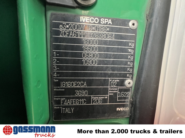 Iveco EuroCargo ML160E28 4x2 mit Kran Hiab XS 088 ES-2 - Camión volquete, Camión grúa: foto 5 Iveco EuroCargo ML160E28 4x2 mit Kran Hiab XS 088 ES-2 - Camión volquete, Camión grúa: foto 5