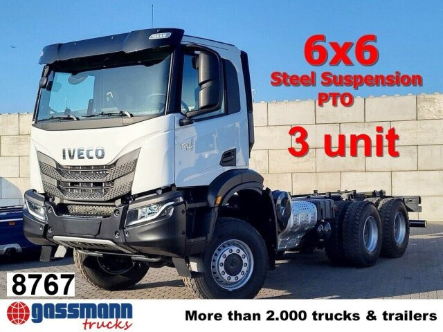 Iveco T-Way 360 6x6, Nebenantrieb, 3x VORHANDEN! - Camión chasis: foto 1 Iveco T-Way 360 6x6, Nebenantrieb, 3x VORHANDEN! - Camión chasis: foto 1