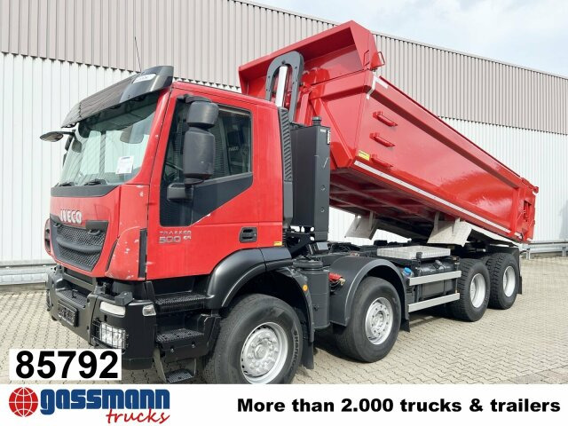 Iveco Trakker AD410T50 8x4, Stahlmulde ca. 16m³, - Camión volquete: foto 1 Iveco Trakker AD410T50 8x4, Stahlmulde ca. 16m³, - Camión volquete: foto 1