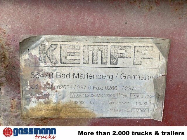 Kempf SKM 32/2 Stahlmulde ca. 24m³, Liftachse, - Semirremolque volquete: foto 4 Kempf SKM 32/2 Stahlmulde ca. 24m³, Liftachse, - Semirremolque volquete: foto 4