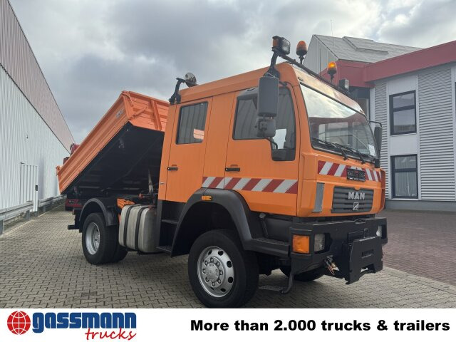 Camión volquete MAN 14.225 LAK 4x4 BB Doka, Winterdienstausstattung: foto 10