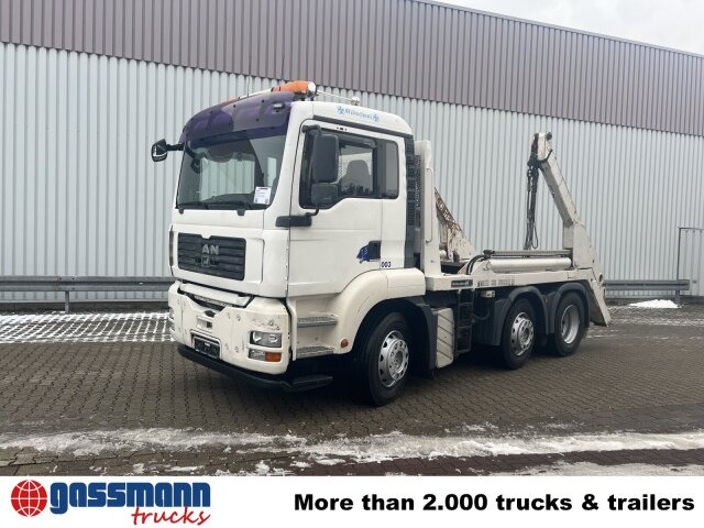 Camión portacontenedor de cadenas MAN TGA 26.360 6X2/4 BL, Vorlauf Lenk-Liftachse: foto 8