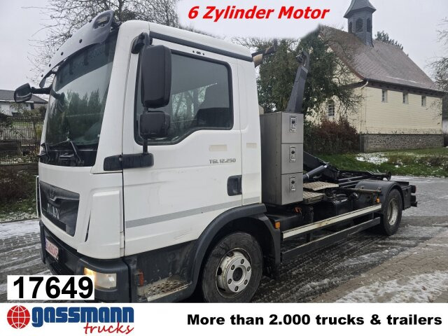 MAN TGL 12.250 4x2 BL, Palfinger Abroller P - Camión multibasculante: foto 1 MAN TGL 12.250 4x2 BL, Palfinger Abroller P - Camión multibasculante: foto 1