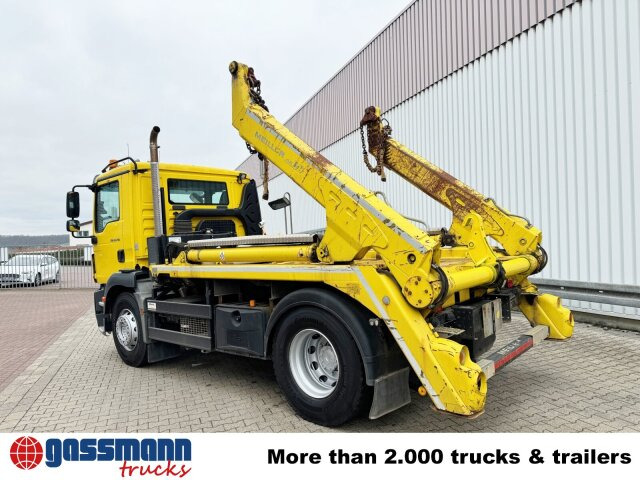 Camión portacontenedor de cadenas MAN TGM 18.290 4x2 BL, Meiller Teleabsetzkipper,: foto 13