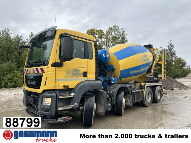 MAN TGS 32.400 8x4 BB, Stetter ca. 9m³ - Camión hormigonera: foto 1 MAN TGS 32.400 8x4 BB, Stetter ca. 9m³ - Camión hormigonera: foto 1