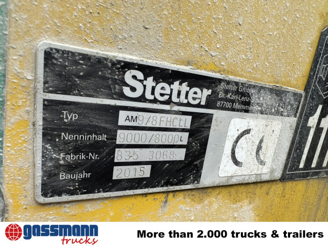 MAN TGS 32.400 8x4 BB, Stetter ca. 9m³ - Camión hormigonera: foto 5 MAN TGS 32.400 8x4 BB, Stetter ca. 9m³ - Camión hormigonera: foto 5