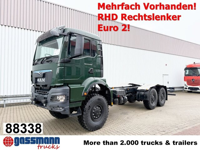 MAN TGS 33.440 6x6 BB CH RHD, Euro2, Rechtslenker, - Camión chasis: foto 1 MAN TGS 33.440 6x6 BB CH RHD, Euro2, Rechtslenker, - Camión chasis: foto 1