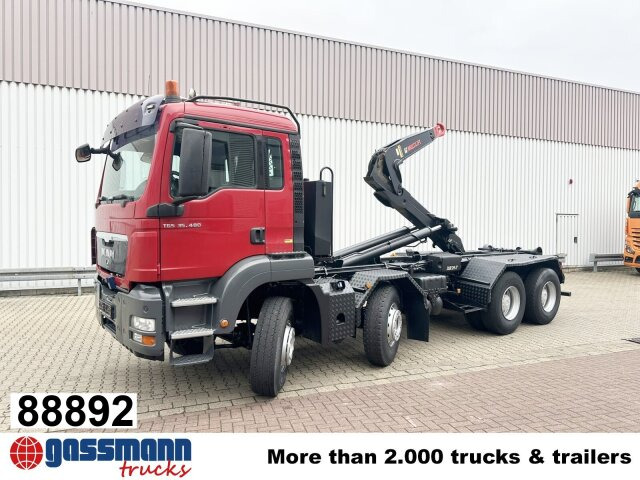 MAN TGS 35.400 8x4 BL, Schub-Knick bis 6,5m - Camión multibasculante: foto 1 MAN TGS 35.400 8x4 BL, Schub-Knick bis 6,5m - Camión multibasculante: foto 1