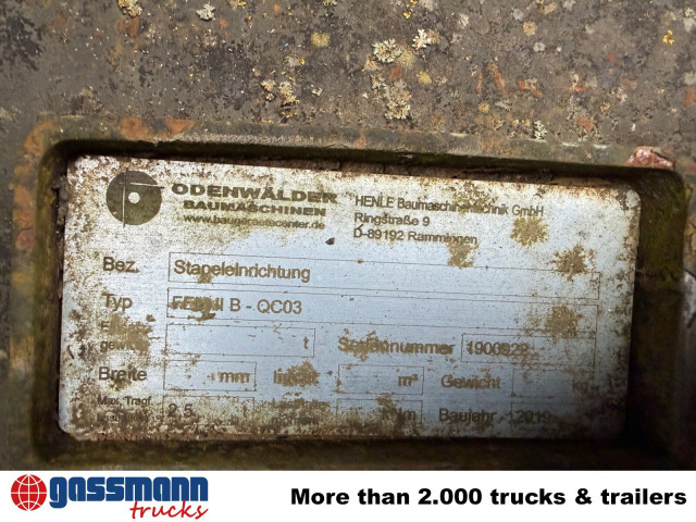 Palettengabel MS03 - Maquinaria de construcción: foto 4 Palettengabel MS03 - Maquinaria de construcción: foto 4