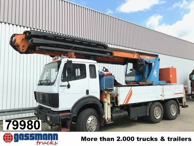 Mercedes-Benz 2638 K 6x4 mit Heckkran Palfinger PK 68000 - Camión grúa: foto 1 Mercedes-Benz 2638 K 6x4 mit Heckkran Palfinger PK 68000 - Camión grúa: foto 1