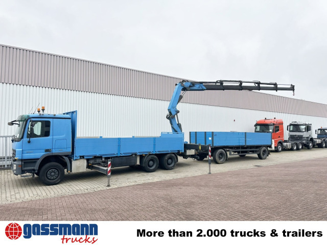 Mercedes-Benz Actros 2741 L 6x4, Twist-Lock ausz. auf 3m, - Camión caja abierta, Camión grúa: foto 3 Mercedes-Benz Actros 2741 L 6x4, Twist-Lock ausz. auf 3m, - Camión caja abierta, Camión grúa: foto 3