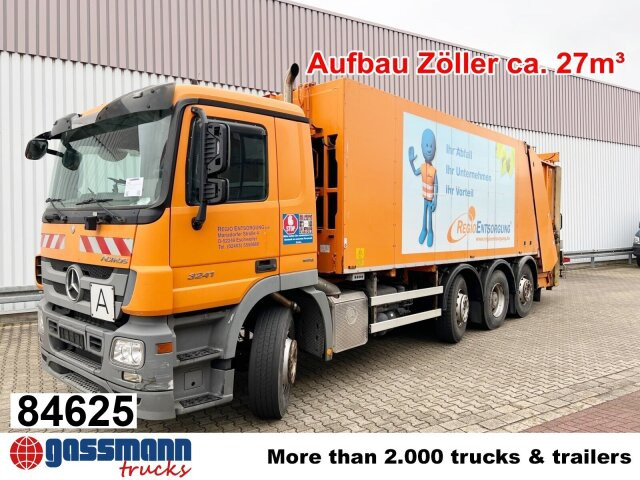 Mercedes-Benz Actros 3241 L 8x2/6, 2x Lenkachse, Zöller - Camión de basura: foto 1 Mercedes-Benz Actros 3241 L 8x2/6, 2x Lenkachse, Zöller - Camión de basura: foto 1