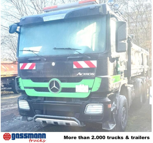 Mercedes-Benz Actros 3341 K 6x4, Bormatik links, Heckkran Penz - Camión volquete, Camión grúa: foto 2 Mercedes-Benz Actros 3341 K 6x4, Bormatik links, Heckkran Penz - Camión volquete, Camión grúa: foto 2