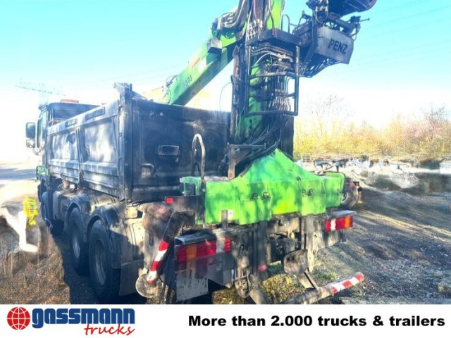 Mercedes-Benz Actros 3341 K 6x4, Bormatik links, Heckkran Penz - Camión volquete, Camión grúa: foto 3 Mercedes-Benz Actros 3341 K 6x4, Bormatik links, Heckkran Penz - Camión volquete, Camión grúa: foto 3