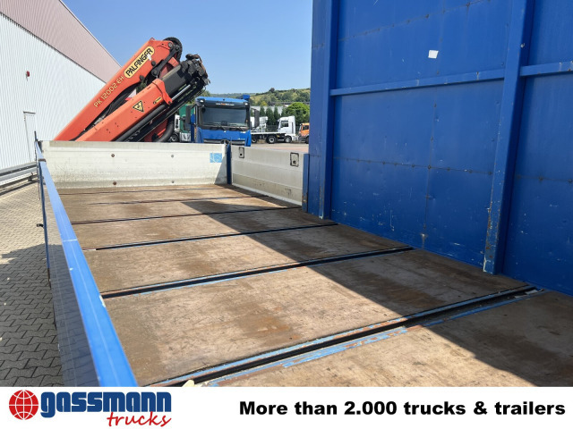 Mercedes-Benz Antos 1836 L 4x2, Glastransporter, Heckkran - Camión caja abierta, Camión grúa: foto 4 Mercedes-Benz Antos 1836 L 4x2, Glastransporter, Heckkran - Camión caja abierta, Camión grúa: foto 4