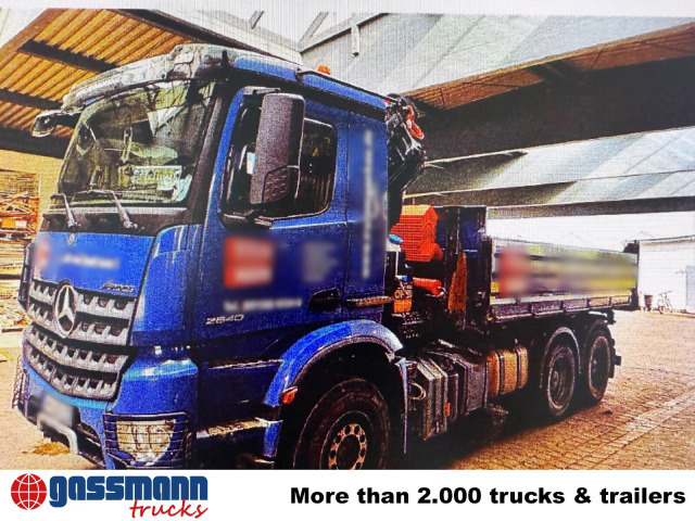Mercedes-Benz Arocs 2640 LK 6x4, Alu-Bordwände, Kran - Camión volquete, Camión grúa: foto 2 Mercedes-Benz Arocs 2640 LK 6x4, Alu-Bordwände, Kran - Camión volquete, Camión grúa: foto 2