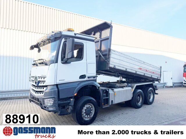 Mercedes-Benz Arocs 3351 AK 6x6, Retarder, Grounder, - Camión volquete: foto 1 Mercedes-Benz Arocs 3351 AK 6x6, Retarder, Grounder, - Camión volquete: foto 1