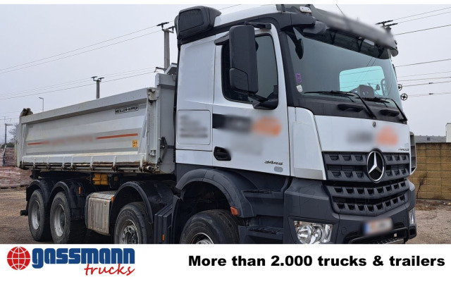 Mercedes-Benz Arocs 3445 K 8x4/4, Meiller Bordmatik links - Camión volquete: foto 2 Mercedes-Benz Arocs 3445 K 8x4/4, Meiller Bordmatik links - Camión volquete: foto 2