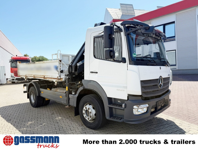 Camión volquete, Camión grúa Mercedes-Benz Atego 1623 4x2 mit Kran Hiab X-HiDuo 108B-2,: foto 10