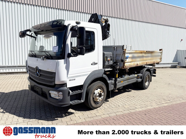 Camión volquete, Camión grúa Mercedes-Benz Atego 1623 4x2 mit Kran Hiab X-HiDuo 108B-2,: foto 8