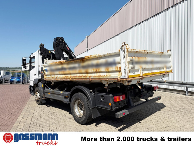 Camión volquete, Camión grúa Mercedes-Benz Atego 1623 4x2 mit Kran Hiab X-HiDuo 108B-2,: foto 13