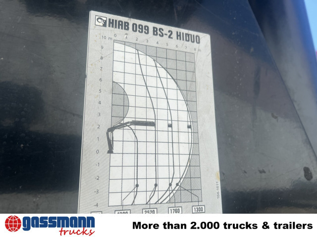 Mercedes-Benz Atego 1624/27 4x2, Heckkran Hiab 099 BS-2 HiDuo, - Camión volquete, Camión grúa: foto 2 Mercedes-Benz Atego 1624/27 4x2, Heckkran Hiab 099 BS-2 HiDuo, - Camión volquete, Camión grúa: foto 2