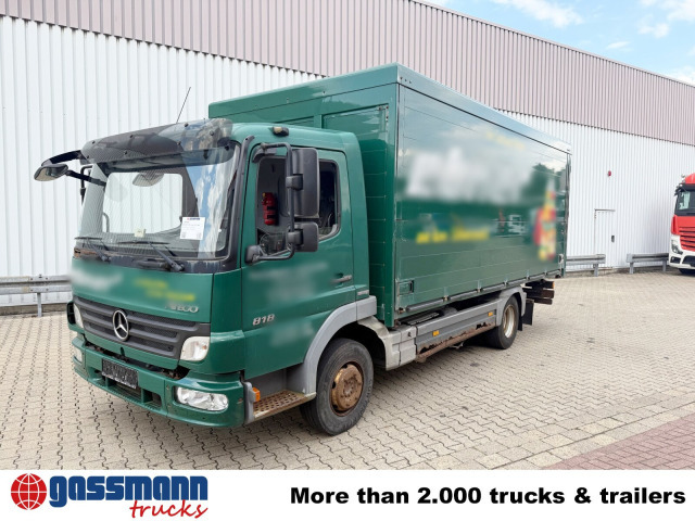 Camión caja cerrada Mercedes-Benz Atego 818 L 4x2, Getränkekoffer, 2x AHK: foto 8