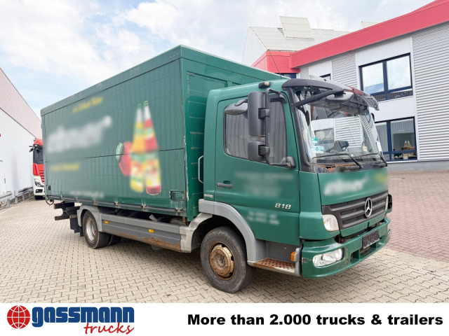 Camión caja cerrada Mercedes-Benz Atego 818 L 4x2, Getränkekoffer, 2x AHK: foto 10