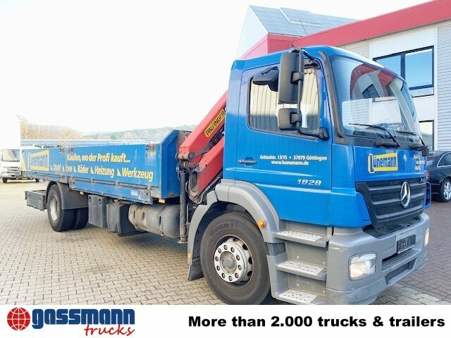 Camión caja abierta, Camión grúa Mercedes-Benz Axor 1828 L 4x2 mit Kran Palfinger PK 9501, Funk: foto 9