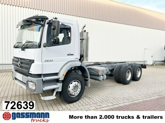 Mercedes-Benz Axor 2633 K 6x4 RHD - Camión chasis: foto 1 Mercedes-Benz Axor 2633 K 6x4 RHD - Camión chasis: foto 1