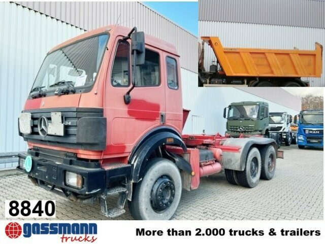 Mercedes-Benz SK II 25/2634 K 6x4, Stahlmulde ca. 13m³ - Camión volquete: foto 1 Mercedes-Benz SK II 25/2634 K 6x4, Stahlmulde ca. 13m³ - Camión volquete: foto 1