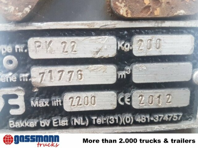 Palettengabel, PK 22, Bj. 2012 - Horquillas para Equipo de manutención: foto 2 Palettengabel, PK 22, Bj. 2012 - Horquillas para Equipo de manutención: foto 2