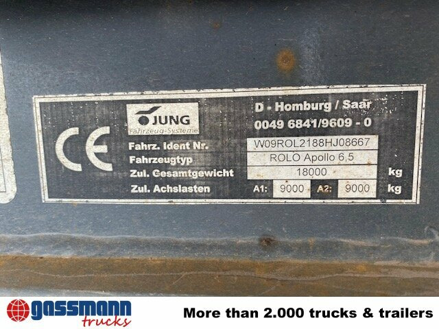 Rolo Apollo 6,5 Schlittenabroller - Remolque multilift/ Portacontenedores de cadenas: foto 5 Rolo Apollo 6,5 Schlittenabroller - Remolque multilift/ Portacontenedores de cadenas: foto 5