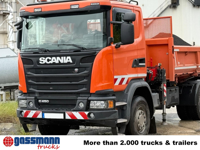 Scania G 450 4x2, Bordmatik, Kran Fassi F185A.2.24, - Camión volquete, Camión grúa: foto 2 Scania G 450 4x2, Bordmatik, Kran Fassi F185A.2.24, - Camión volquete, Camión grúa: foto 2