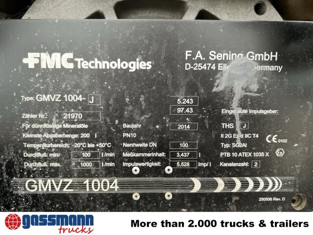 Scania R450 4x2, Retarder, ADR, Rohr Tank, ca. 14400l - Camión cisterna: foto 4 Scania R450 4x2, Retarder, ADR, Rohr Tank, ca. 14400l - Camión cisterna: foto 4