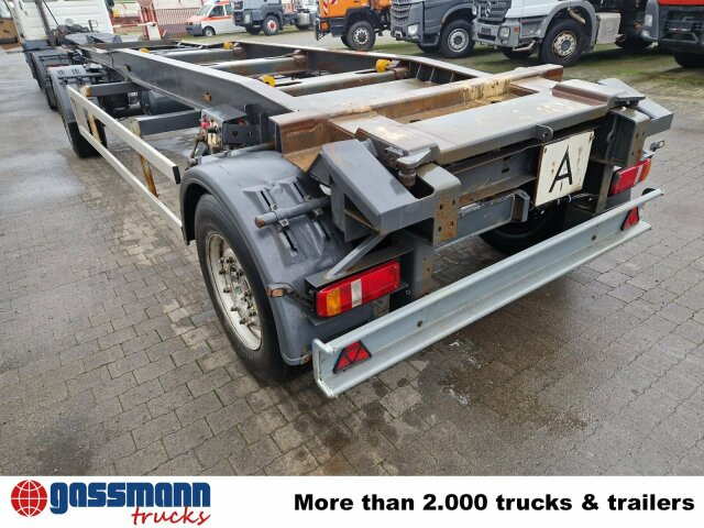 Schmitz Cargobull ACF 18 S, Schlittenabroller bis 7 m Beh. - Remolque multilift/ Portacontenedores de cadenas: foto 2 Schmitz Cargobull ACF 18 S, Schlittenabroller bis 7 m Beh. - Remolque multilift/ Portacontenedores de cadenas: foto 2