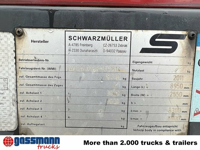 Schwarzmüller AZ 18 - Remolque plataforma/ Caja abierta: foto 3 Schwarzmüller AZ 18 - Remolque plataforma/ Caja abierta: foto 3