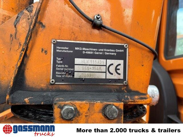 Unimog U400 4x4, Frontzapfwelle, Kipper, Kran MKG HKL - Camión volquete, Camión grúa: foto 3 Unimog U400 4x4, Frontzapfwelle, Kipper, Kran MKG HKL - Camión volquete, Camión grúa: foto 3