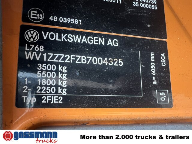 Volkswagen Crafter 2.5 TDI 4x2 Doka, Meiller Kipper - Camión volquete: foto 2 Volkswagen Crafter 2.5 TDI 4x2 Doka, Meiller Kipper - Camión volquete: foto 2