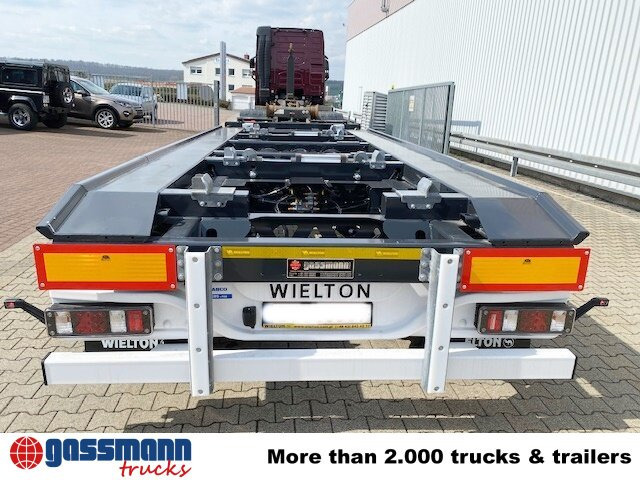 Remolque multilift/ Portacontenedores de cadenas nuevo Wielton PS2P70B Abrollanhänger bis 7,25 m Behälter: foto 10